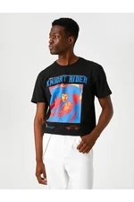 Koton Black Lightning T-Shirt Licensed Printed