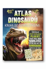 Atlas dinosaurů Kniha se samolepkami John Malam - John Malam
