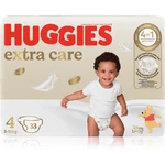 Huggies Extra Care Size 4 jednorázové pleny 8-16 kg 33 ks