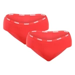 2PACK women's briefs Puma red