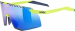 UVEX Pace Stage CV Yellow Mat/Mirror Blue Occhiali da ciclismo