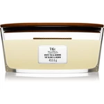 Woodwick White Tea & Jasmine vonná sviečka s dreveným knotom (hearthwick) 453.6 g