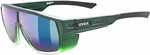 UVEX MTN Style CV Green Matt/Fade/Colorvision Mirror Green Outdoorové okuliare