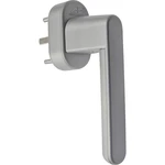 okenná kľučka s alarmom  strieborná   115 dB Schellenberg 46509 37 mm