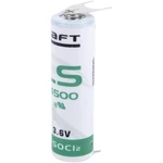 Saft LS 14500 3PF špeciálny typ batérie mignon (AA) spájkovacie kolíky v tvare U lítiová 3.6 V 2600 mAh 1 ks