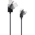 Renkforce #####USB-Kabel USB 2.0 #####USB-A Stecker, #####USB-Micro-B Stecker 1.00 m čierna