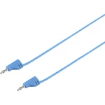 VOLTCRAFT MSB-200 merací kábel [lamelový zástrčka 2 mm  - lamelový zástrčka 2 mm ] 0.90 m modrá 1 ks