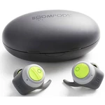 Boompods Boombuds true Wireless športové štupľové slúchadlá do uší odolný proti potu, vodeodolná sivá, zelená