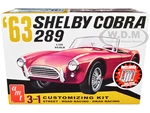 Skill 2 Model Kit 1963 Shelby Cobra 289 3 in 1 Kit 1/25 Scale Model by AMT