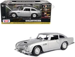 Aston Martin DB5 RHD (Right Hand Drive) Silver Metallic James Bond 007 "Goldfinger" (1964) Movie "James Bond Collection" Series 1/24 Diecast Model Ca
