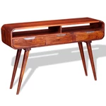 Console Table Solid Sheesham Wood 47.2"x11.8"x29.5"