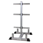 Bumper Weight Plate Storage Tree Rack Olympic Barbell Bar Stand Holder Organizer