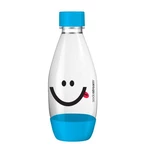 Fľaša SodaStream Smajlík 0,5l modré fľaša na pitie • objem 0,5 l • určená pre výrobníky perlivej vody SodaStream • jedinečný dizajn • zdravotne vyhovu