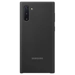 Kryt na mobil Samsung Silicon Cover na Galaxy Note10 (EF-PN970TBEGWW) čierny ochranný zadný kryt na mobil • pre Samsung Galaxy Note 10 • materiál: sil