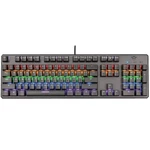 Klávesnica Trust GXT 865 Asta (22630) čierna herná klávesnica • rýchle reakcie klávesov • životnosť 50 miliónov kliknutí • 7 farebných režimov • nasta
