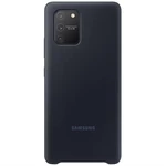 Kryt na mobil Samsung Silicon Cover na Galaxy S10 Lite (EF-PG770TBEGEU) čierny ochranný zadný kryt na telefón • pre Galaxy S10 Lite • tenký 1,3 mm diz