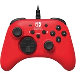 Gamepad HORI Wired Controller HORIPAD pro Nintendo Switch (NSW-156U) červený ovládač pre Nintendo Switch • oficiálne licencovaný • Turbo funkcie • odn
