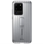 Kryt na mobil Samsung Standing Cover na Galaxy S20 Ultra (EF-RG988CSEGEU) strieborný zadný kryt na mobil • pre telefóny Samsung Galaxy S20 Ultra • mat