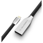 Kábel GoGEN USB / lightning, 1m, plochý (LIGHTN100MM32) čierny prepojovací Lightning kábel • 1× USB 2.0 • dĺžka 1 m • kompatibilný pre iPhone, iPad, i
