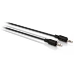 Kábel Philips Jack 3,5 mm, prodlužovací, 3 m (SWA2533W/10) čierny audio kábel • vhodný na prenos zvuku • konektory 2× jack 3,5 mm samec • dĺžka: 3 m