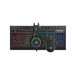 Klávesnica s myšou Marvo CM305, CZ/SK + headset (CM305 CZ/SK) čierna   klávesnica • membránová konštrukcia • CZ / SK rozloženie • numerická časť • RGB