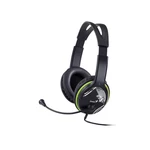 Headset Genius HS-400A (31710169100) čierny/zelený herné slúchadlá • frekvenčný rozsah 20 Hz až 20 000 Hz • citlivosť 113 dB • impedancia 32 ohm 3,5mm