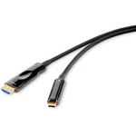 HDMI kabel Renkforce [1x HDMI zástrčka - 1x USB-C™ zástrčka] černá 20.00 m