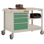 ESD-Mobile dílenském model 1 s polic, Šxhxv 1135 x 590 x 805 mm Manuflex LW1002.6011 LW1002.6011