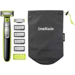 Přesný zastřihovač, zastřihovač vousů, holicí strojek na tvář Philips OneBlade QP2630/30, omyvatelný, černá, zelená, stříbrná