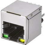 RJ45 konektor EDAC A20-108-223-110 - zásuvka, vestavná vertikální RJ45 počet pólů: 8P8C, kov, 1 ks