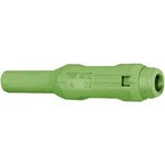 Laboratorní konektor Ø 2 mm MultiContact 65.3319-25, zásuvka rovná, zelená