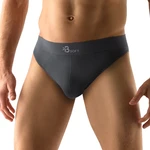 Slipy s úzkým bokem Bamboo Soft tmavě šedá S/M