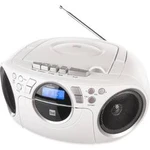 CD-rádio Dual P 70, AUX, CD, kazeta, bílá