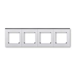 ABB Levit čtyřrámeček titanová/kouřová černá 3901H-A05040 70