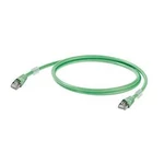 Síťový kabel RJ45 Weidmüller 8941350005, CAT 6A, S/FTP, 0.50 m, zelená