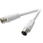SAT, antény kabel SpeaKa Professional SP-7869968, 75 dB, 3.00 m, bílá