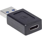 Adaptér USB 3.1 (Gen 2) Manhattan [1x USB 3.1 zástrčka A​ - 1x USB-C™ zásuvka] černá