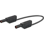 Stäubli SLK425-E bezpečnostní měřicí kabely [4mm bezpečnostní zástrčka - 4mm bezpečnostní zástrčka] černá, 1.00 m