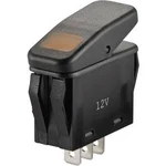 Kolébkový spínač s aretací TRU COMPONENTS TC-R13-258B B/R, 14 V/DC, 21 A, 1x vyp/zap, IP66, N/A, 1 ks