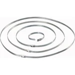 Stahovací pásky TRU COMPONENTS 1570838, 201 mm, stříbrná, 10 ks