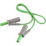 VOLTCRAFT MSB-501 bezpečnostní měřicí kabely [lamelová zástrčka 4 mm - lamelová zástrčka 4 mm] zelená, 0.50 m