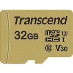Paměťová karta microSDHC, 32 GB, Transcend Premium 500S, Class 10, UHS-I, UHS-Class 3, v30 Video Speed Class, vč. SD adaptéru Paměťová karta microSDHC, 32 GB, Transcend Premium 500S, Class 10, UHS-I, UHS-Class 3, v30 Video Speed Class, vč. SD adaptéru