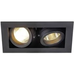 Vestavné svítidlo - SLV 115520 GU10, černá (matná)