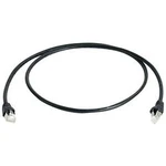 Síťový kabel RJ45 Telegärtner L00003A0060, CAT 6A, S/FTP, 5.00 m, černá