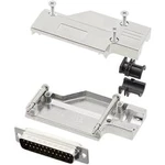 Sada D-SUB kolíkové lišty encitech DCMR-FK-25-DMP-K, 90 °, pólů 25, pájecí kalíšek, 1 sada
