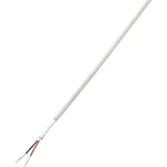 Alarmový kabel LiYY TRU COMPONENTS 1567173, 2 x 0.14 mm², bílá, 50 m