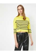 Koton Sweater - Yellow - Regular fit
