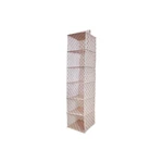 Závesný organizér na oblečenie Compactor Blush Range, výška 128 cm