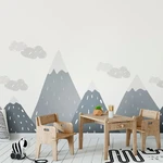 Nástenná samolepka Ambiance Scandinavian Giant Mountains Dinka