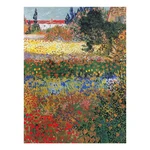 Reprodukcia obrazu Vincenta van Gogha - Flower garden, 40 x 30 cm